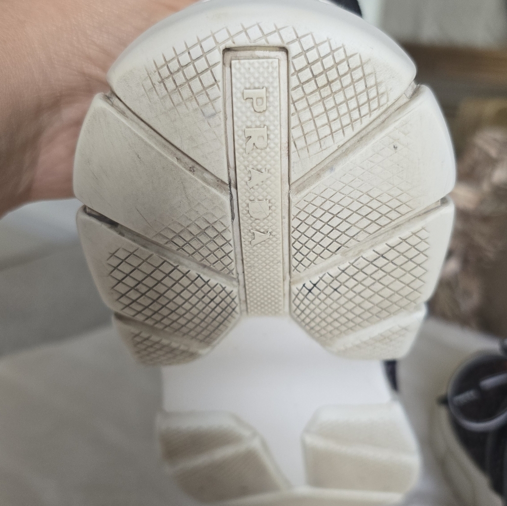 PRADA Dégradé Big Logo knit sock Sneaker - Picture 10 of 15